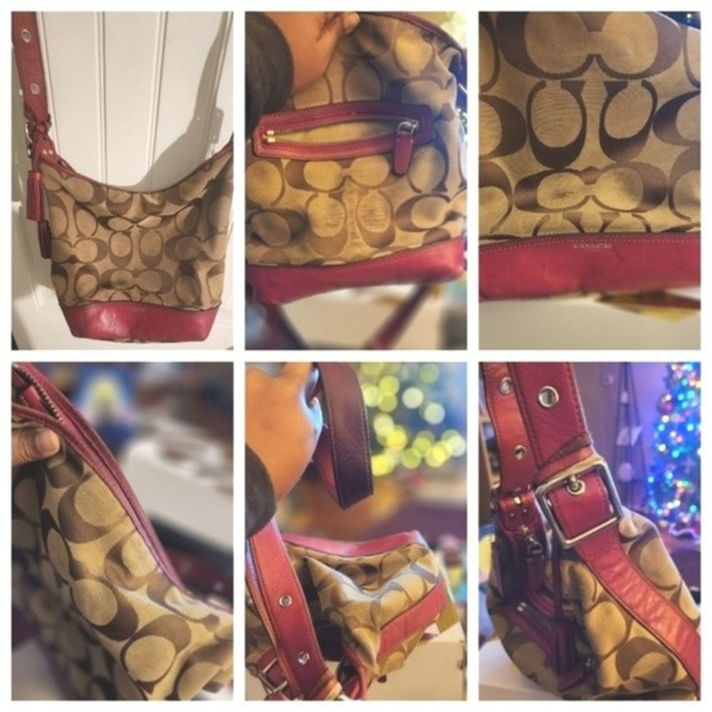 💝2/$30 Authentic Coach®️ Legacy Signature Crossbody Duffle 👜